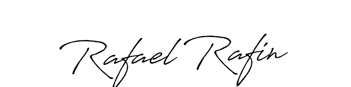 Use a signature maker to create a handwritten signature online. With this signature software, you can design (Antro_Vectra_Bolder) your own signature for name Rafael Rafin. Rafael Rafin signature style 7 images and pictures png
