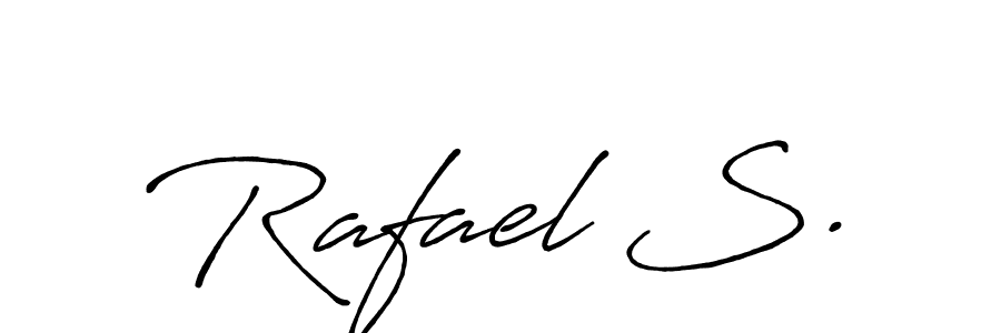 Best and Professional Signature Style for Rafael S.. Antro_Vectra_Bolder Best Signature Style Collection. Rafael S. signature style 7 images and pictures png