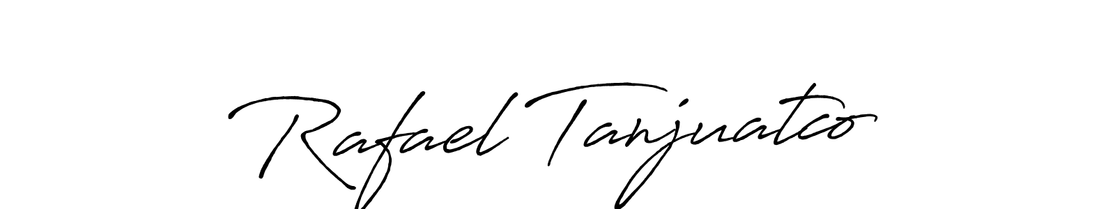 Rafael Tanjuatco stylish signature style. Best Handwritten Sign (Antro_Vectra_Bolder) for my name. Handwritten Signature Collection Ideas for my name Rafael Tanjuatco. Rafael Tanjuatco signature style 7 images and pictures png