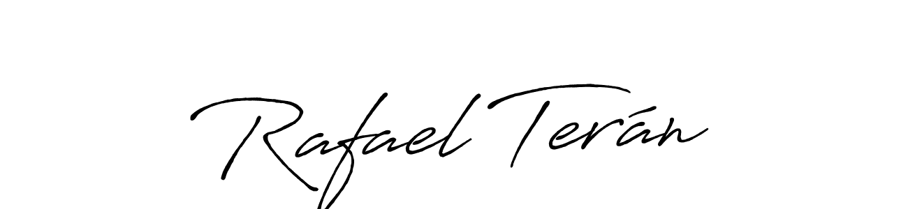 How to make Rafael Terán signature? Antro_Vectra_Bolder is a professional autograph style. Create handwritten signature for Rafael Terán name. Rafael Terán signature style 7 images and pictures png