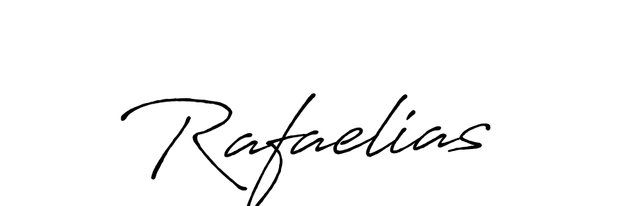 Rafaelias stylish signature style. Best Handwritten Sign (Antro_Vectra_Bolder) for my name. Handwritten Signature Collection Ideas for my name Rafaelias. Rafaelias signature style 7 images and pictures png