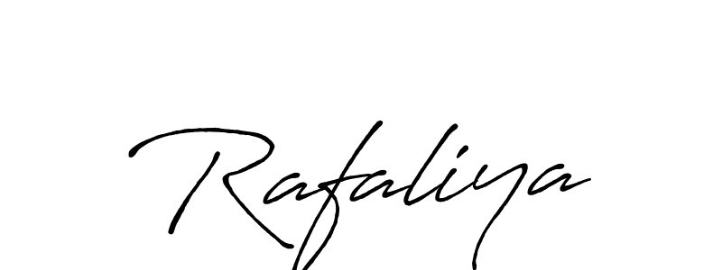 How to make Rafaliya signature? Antro_Vectra_Bolder is a professional autograph style. Create handwritten signature for Rafaliya name. Rafaliya signature style 7 images and pictures png
