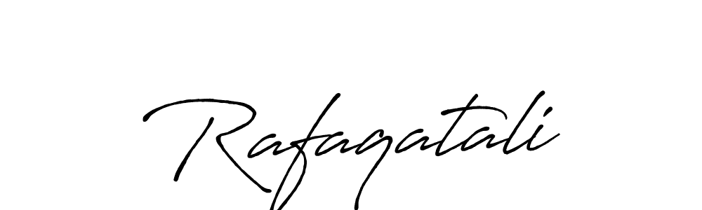Create a beautiful signature design for name Rafaqatali. With this signature (Antro_Vectra_Bolder) fonts, you can make a handwritten signature for free. Rafaqatali signature style 7 images and pictures png