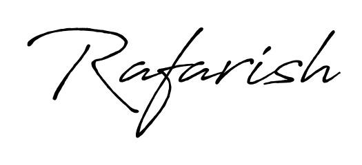 A stylish, flowing autograph style designed for name Rafarish using Antro_Vectra_Bolder typography. Perfect for digital creative projects. Rafarish signature style 7 images and pictures png