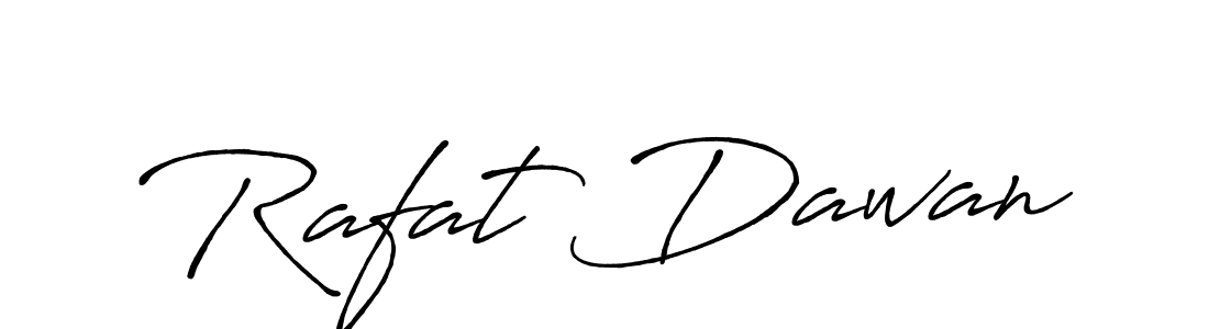 It looks lik you need a new signature style for name Rafat Dawan. Design unique handwritten (Antro_Vectra_Bolder) signature with our free signature maker in just a few clicks. Rafat Dawan signature style 7 images and pictures png