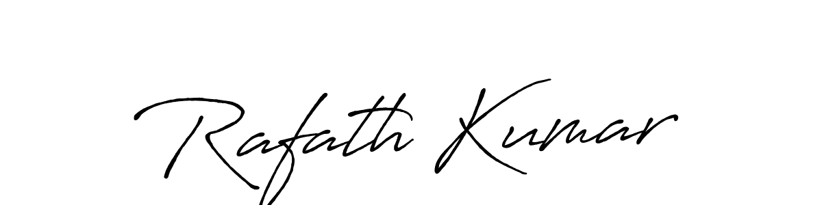 You should practise on your own different ways (Antro_Vectra_Bolder) to write your name (Rafath Kumar) in signature. don't let someone else do it for you. Rafath Kumar signature style 7 images and pictures png