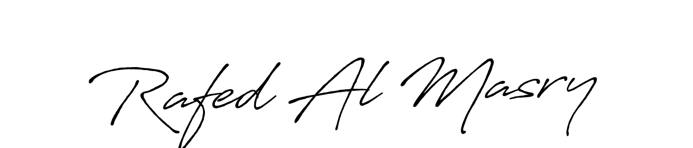 Create a beautiful signature design for name Rafed Al Masry. With this signature (Antro_Vectra_Bolder) fonts, you can make a handwritten signature for free. Rafed Al Masry signature style 7 images and pictures png