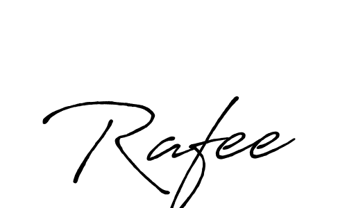 Create a beautiful signature design for name Rafee. With this signature (Antro_Vectra_Bolder) fonts, you can make a handwritten signature for free. Rafee signature style 7 images and pictures png