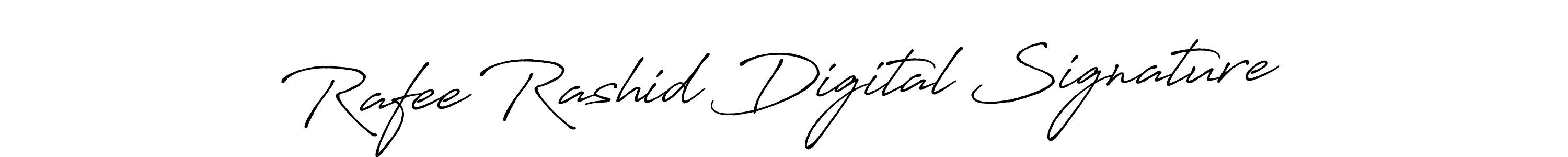 How to make Rafee Rashid Digital Signature name signature. Use Antro_Vectra_Bolder style for creating short signs online. This is the latest handwritten sign. Rafee Rashid Digital Signature signature style 7 images and pictures png