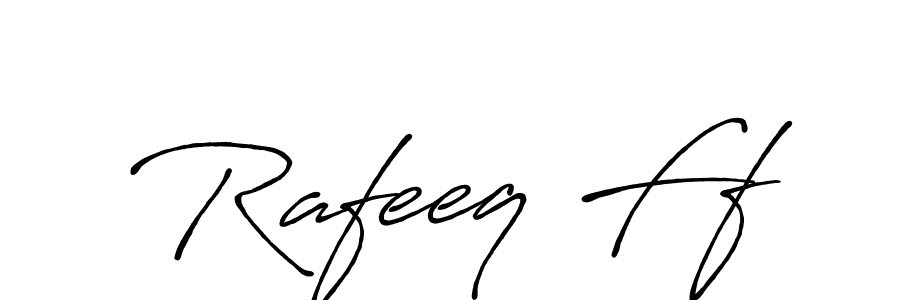 This is the best signature style for the Rafeeq Ff name. Also you like these signature font (Antro_Vectra_Bolder). Mix name signature. Rafeeq Ff signature style 7 images and pictures png