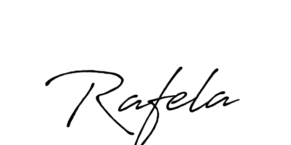 Create a beautiful signature design for name Rafela. With this signature (Antro_Vectra_Bolder) fonts, you can make a handwritten signature for free. Rafela signature style 7 images and pictures png