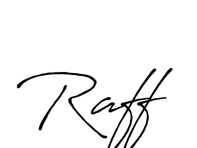 Also we have Raff name is the best signature style. Create professional handwritten signature collection using Antro_Vectra_Bolder autograph style. Raff signature style 7 images and pictures png