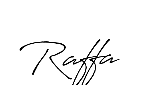 Raffa stylish signature style. Best Handwritten Sign (Antro_Vectra_Bolder) for my name. Handwritten Signature Collection Ideas for my name Raffa. Raffa signature style 7 images and pictures png