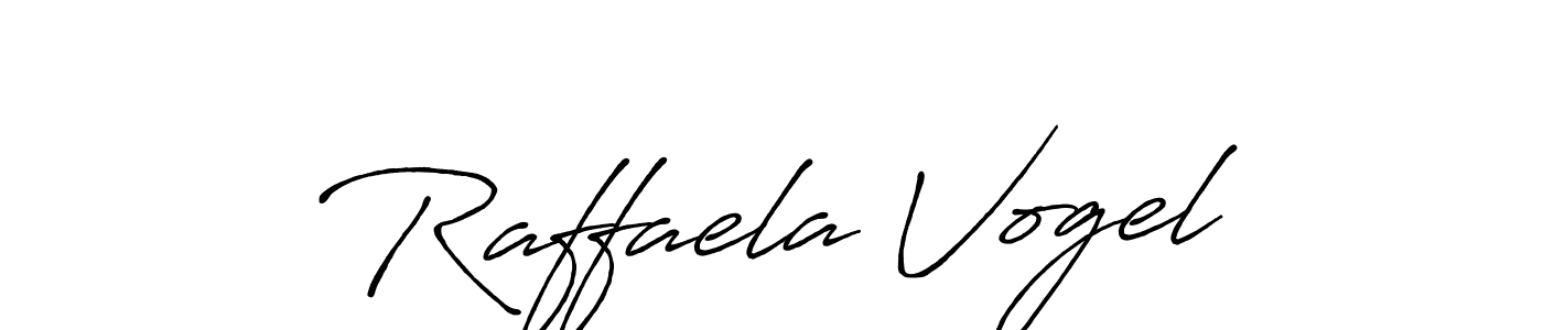 Raffaela Vogel stylish signature style. Best Handwritten Sign (Antro_Vectra_Bolder) for my name. Handwritten Signature Collection Ideas for my name Raffaela Vogel. Raffaela Vogel signature style 7 images and pictures png