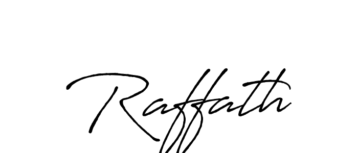 How to make Raffath signature? Antro_Vectra_Bolder is a professional autograph style. Create handwritten signature for Raffath name. Raffath signature style 7 images and pictures png