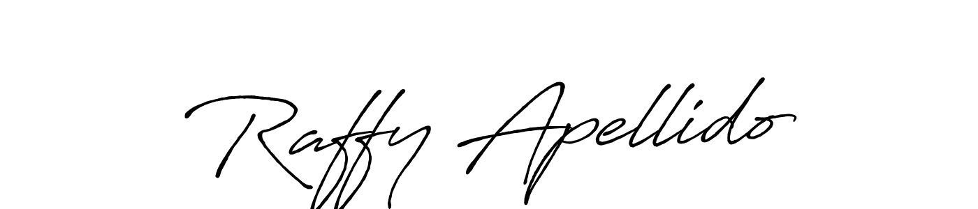 Raffy Apellido stylish signature style. Best Handwritten Sign (Antro_Vectra_Bolder) for my name. Handwritten Signature Collection Ideas for my name Raffy Apellido. Raffy Apellido signature style 7 images and pictures png