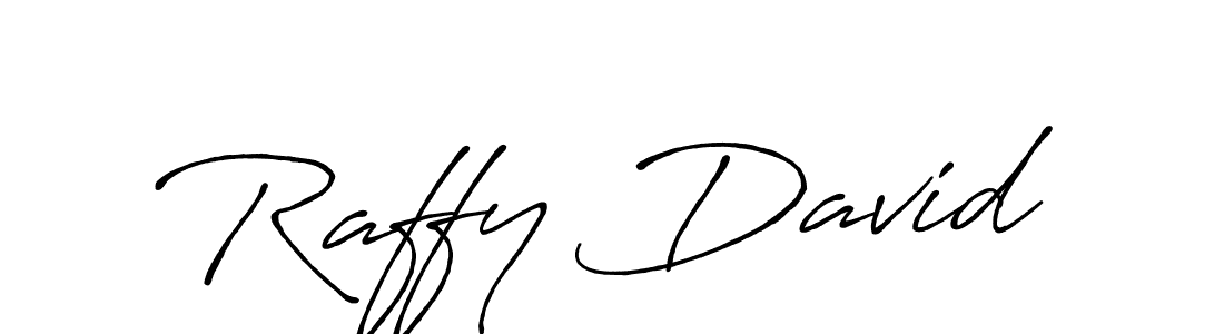 How to make Raffy David signature? Antro_Vectra_Bolder is a professional autograph style. Create handwritten signature for Raffy David name. Raffy David signature style 7 images and pictures png