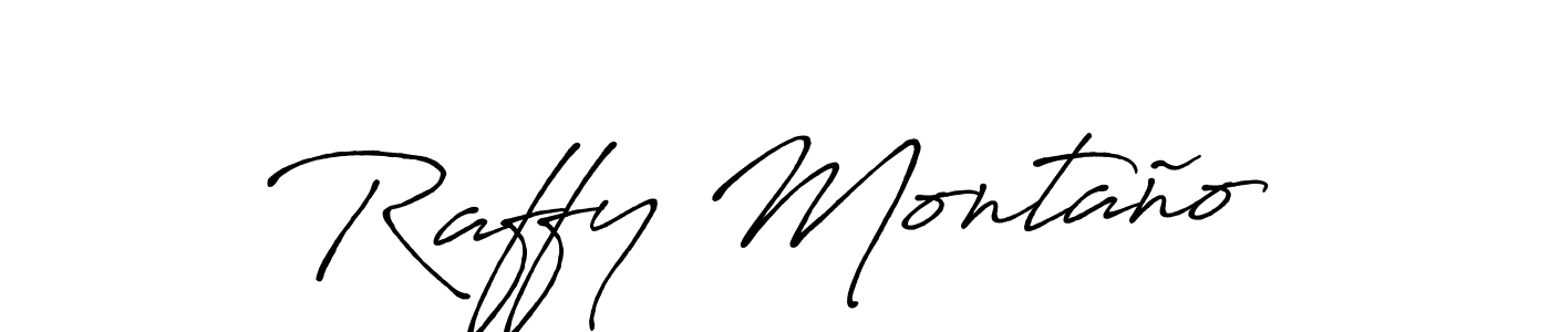 Once you've used our free online signature maker to create your best signature Antro_Vectra_Bolder style, it's time to enjoy all of the benefits that Raffy Montaño name signing documents. Raffy Montaño signature style 7 images and pictures png