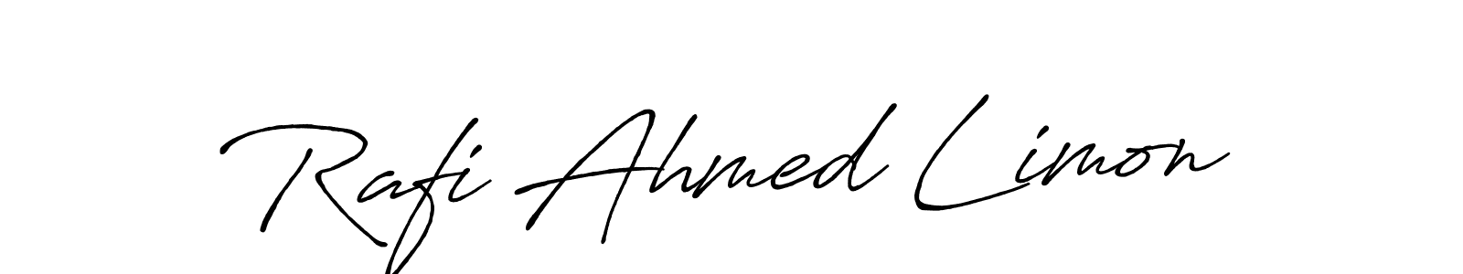 if you are searching for the best signature style for your name Rafi Ahmed Limon. so please give up your signature search. here we have designed multiple signature styles  using Antro_Vectra_Bolder. Rafi Ahmed Limon signature style 7 images and pictures png