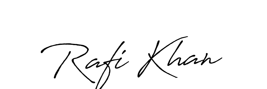 You should practise on your own different ways (Antro_Vectra_Bolder) to write your name (Rafi Khan) in signature. don't let someone else do it for you. Rafi Khan signature style 7 images and pictures png