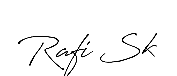 if you are searching for the best signature style for your name Rafi Sk. so please give up your signature search. here we have designed multiple signature styles  using Antro_Vectra_Bolder. Rafi Sk signature style 7 images and pictures png