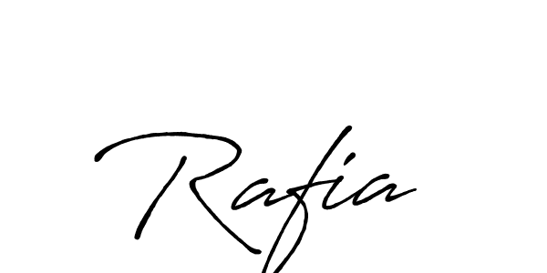 Rafia  stylish signature style. Best Handwritten Sign (Antro_Vectra_Bolder) for my name. Handwritten Signature Collection Ideas for my name Rafia . Rafia  signature style 7 images and pictures png