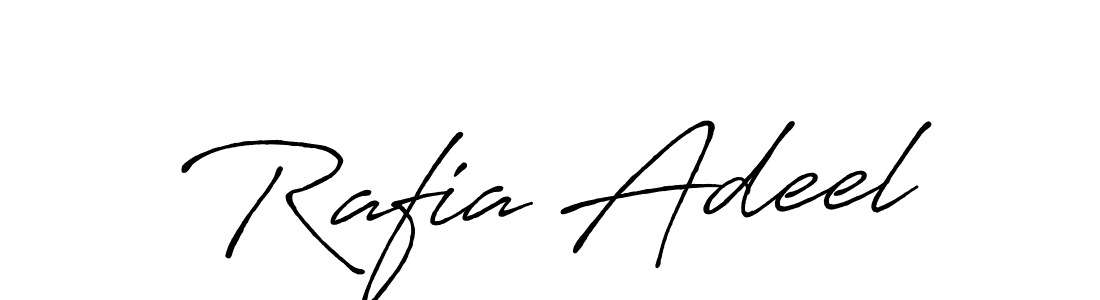 Similarly Antro_Vectra_Bolder is the best handwritten signature design. Signature creator online .You can use it as an online autograph creator for name Rafia Adeel. Rafia Adeel signature style 7 images and pictures png