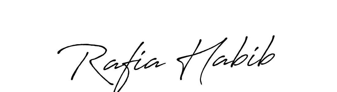 if you are searching for the best signature style for your name Rafia Habib. so please give up your signature search. here we have designed multiple signature styles  using Antro_Vectra_Bolder. Rafia Habib signature style 7 images and pictures png