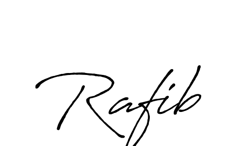 Create a beautiful signature design for name Rafib. With this signature (Antro_Vectra_Bolder) fonts, you can make a handwritten signature for free. Rafib signature style 7 images and pictures png