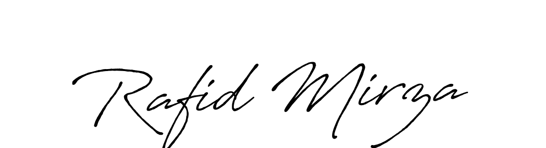 Also You can easily find your signature by using the search form. We will create Rafid Mirza name handwritten signature images for you free of cost using Antro_Vectra_Bolder sign style. Rafid Mirza signature style 7 images and pictures png