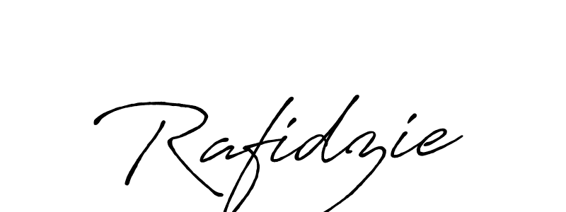 Antro_Vectra_Bolder is a professional signature style that is perfect for those who want to add a touch of class to their signature. It is also a great choice for those who want to make their signature more unique. Get Rafidzie name to fancy signature for free. Rafidzie signature style 7 images and pictures png