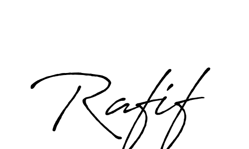 Create a beautiful signature design for name Rafif. With this signature (Antro_Vectra_Bolder) fonts, you can make a handwritten signature for free. Rafif signature style 7 images and pictures png