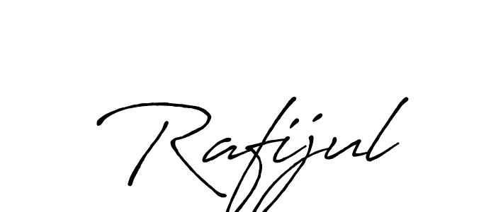 Rafijul stylish signature style. Best Handwritten Sign (Antro_Vectra_Bolder) for my name. Handwritten Signature Collection Ideas for my name Rafijul. Rafijul signature style 7 images and pictures png