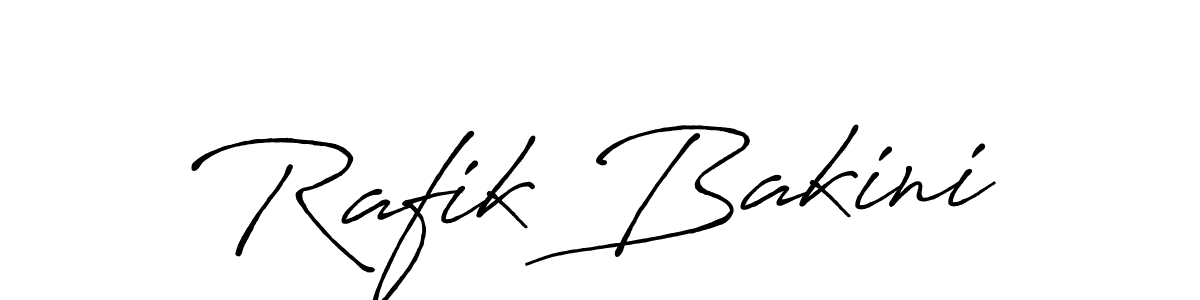 Here are the top 10 professional signature styles for the name Rafik Bakini. These are the best autograph styles you can use for your name. Rafik Bakini signature style 7 images and pictures png