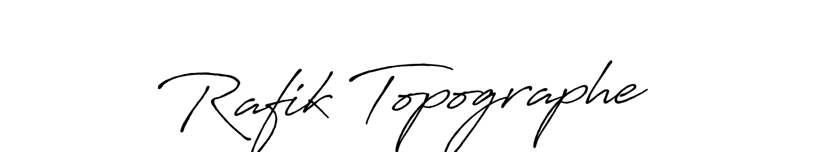 Make a short Rafik Topographe signature style. Manage your documents anywhere anytime using Antro_Vectra_Bolder. Create and add eSignatures, submit forms, share and send files easily. Rafik Topographe signature style 7 images and pictures png