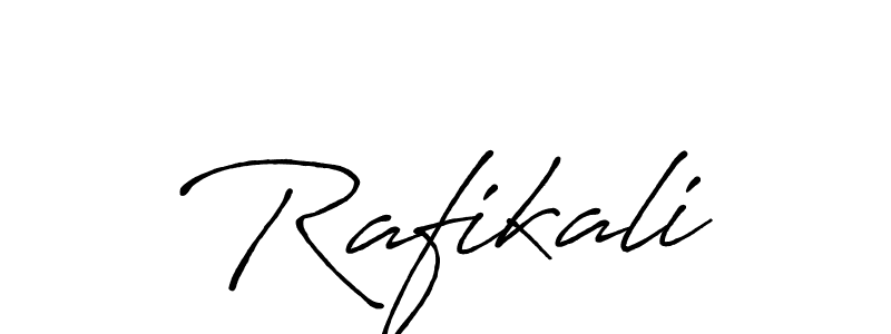 You should practise on your own different ways (Antro_Vectra_Bolder) to write your name (Rafikali) in signature. don't let someone else do it for you. Rafikali signature style 7 images and pictures png