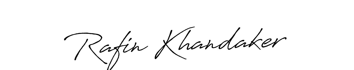 Use a signature maker to create a handwritten signature online. With this signature software, you can design (Antro_Vectra_Bolder) your own signature for name Rafin Khandaker. Rafin Khandaker signature style 7 images and pictures png