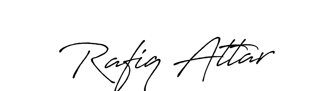 You can use this online signature creator to create a handwritten signature for the name Rafiq Attar. This is the best online autograph maker. Rafiq Attar signature style 7 images and pictures png
