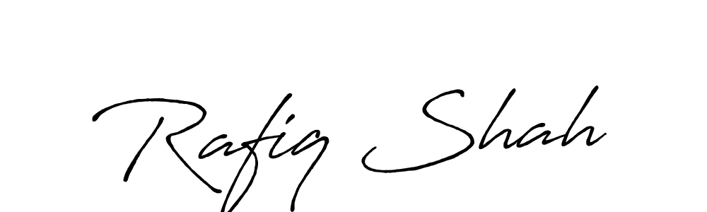 if you are searching for the best signature style for your name Rafiq Shah. so please give up your signature search. here we have designed multiple signature styles  using Antro_Vectra_Bolder. Rafiq Shah signature style 7 images and pictures png