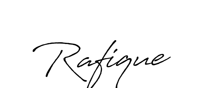 Antro_Vectra_Bolder is a professional signature style that is perfect for those who want to add a touch of class to their signature. It is also a great choice for those who want to make their signature more unique. Get Rafique name to fancy signature for free. Rafique signature style 7 images and pictures png