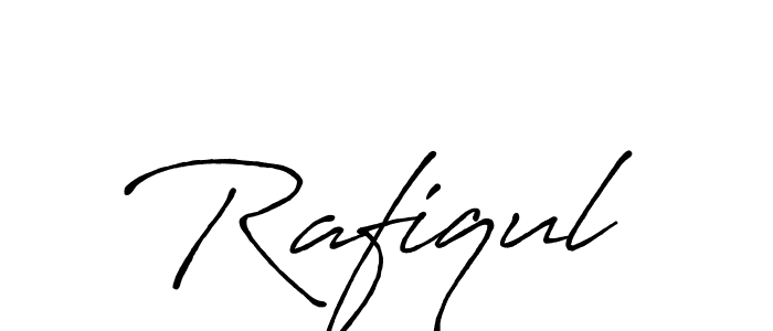 Design your own signature with our free online signature maker. With this signature software, you can create a handwritten (Antro_Vectra_Bolder) signature for name Rafiqul. Rafiqul signature style 7 images and pictures png