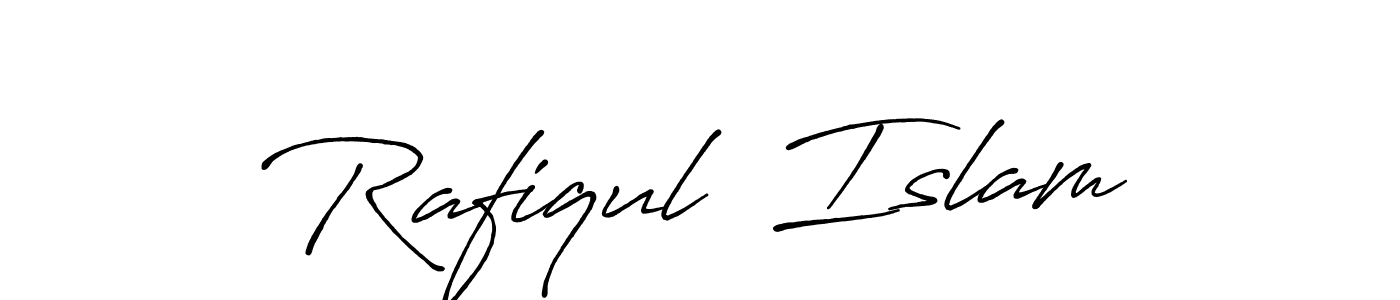 Rafiqul  Islam stylish signature style. Best Handwritten Sign (Antro_Vectra_Bolder) for my name. Handwritten Signature Collection Ideas for my name Rafiqul  Islam. Rafiqul  Islam signature style 7 images and pictures png