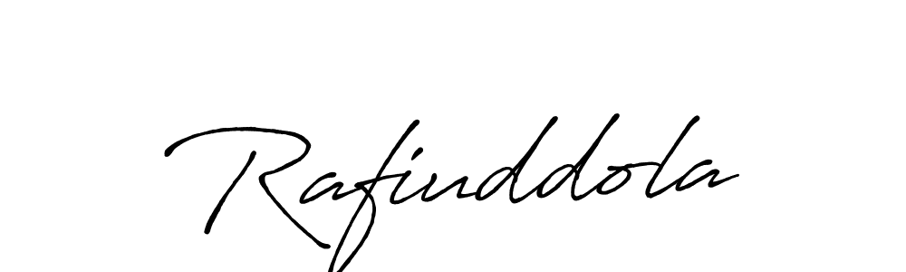 Design your own signature with our free online signature maker. With this signature software, you can create a handwritten (Antro_Vectra_Bolder) signature for name Rafiuddola. Rafiuddola signature style 7 images and pictures png