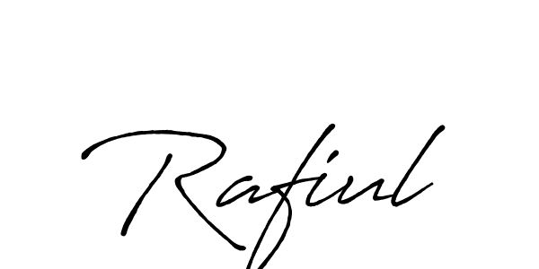 if you are searching for the best signature style for your name Rafiul. so please give up your signature search. here we have designed multiple signature styles  using Antro_Vectra_Bolder. Rafiul signature style 7 images and pictures png