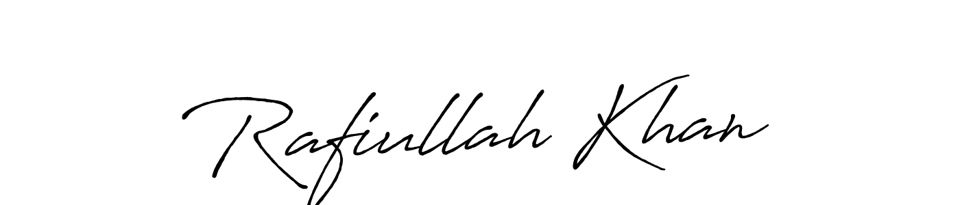 This is the best signature style for the Rafiullah Khan name. Also you like these signature font (Antro_Vectra_Bolder). Mix name signature. Rafiullah Khan signature style 7 images and pictures png