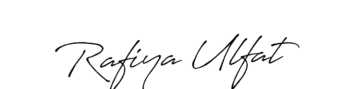 Similarly Antro_Vectra_Bolder is the best handwritten signature design. Signature creator online .You can use it as an online autograph creator for name Rafiya Ulfat. Rafiya Ulfat signature style 7 images and pictures png