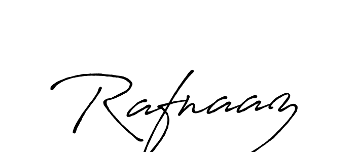 Rafnaaz stylish signature style. Best Handwritten Sign (Antro_Vectra_Bolder) for my name. Handwritten Signature Collection Ideas for my name Rafnaaz. Rafnaaz signature style 7 images and pictures png