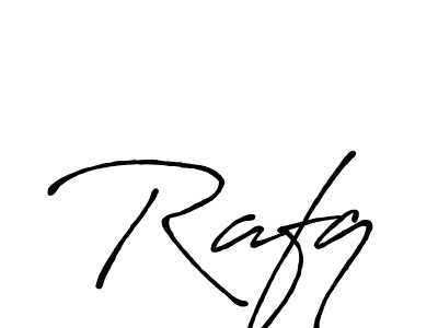 Create a beautiful signature design for name Rafq. With this signature (Antro_Vectra_Bolder) fonts, you can make a handwritten signature for free. Rafq signature style 7 images and pictures png