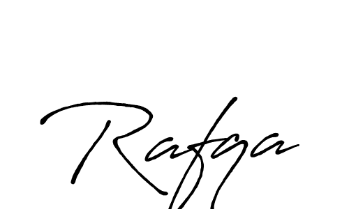 How to make Rafqa signature? Antro_Vectra_Bolder is a professional autograph style. Create handwritten signature for Rafqa name. Rafqa signature style 7 images and pictures png