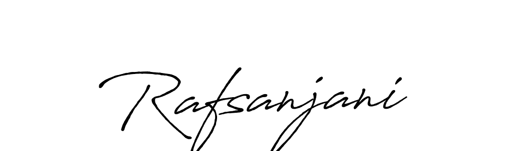 if you are searching for the best signature style for your name Rafsanjani. so please give up your signature search. here we have designed multiple signature styles  using Antro_Vectra_Bolder. Rafsanjani signature style 7 images and pictures png